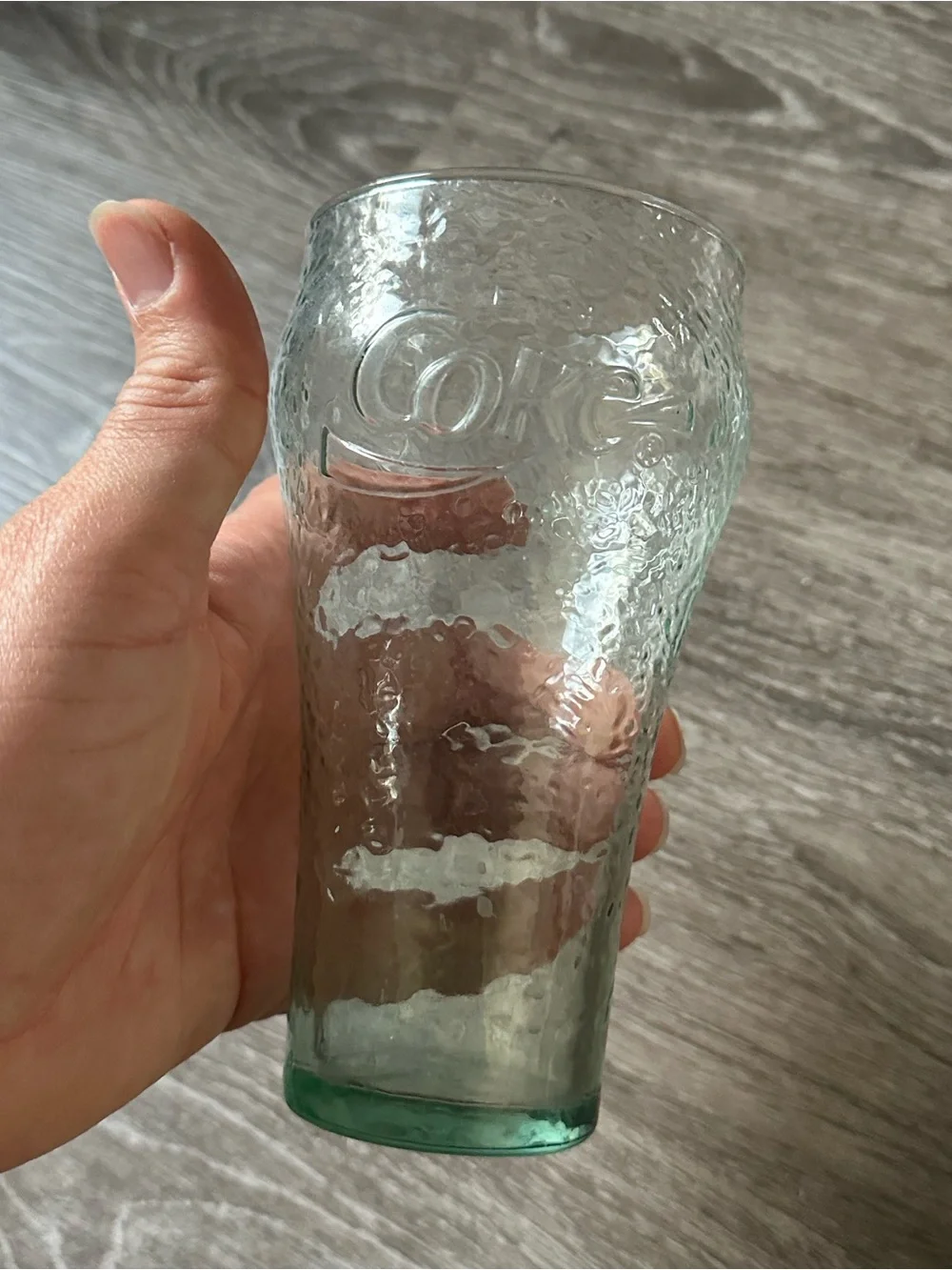 Houston Harvest Coca-Cola Christmas mug from 2004 & Glass Cup